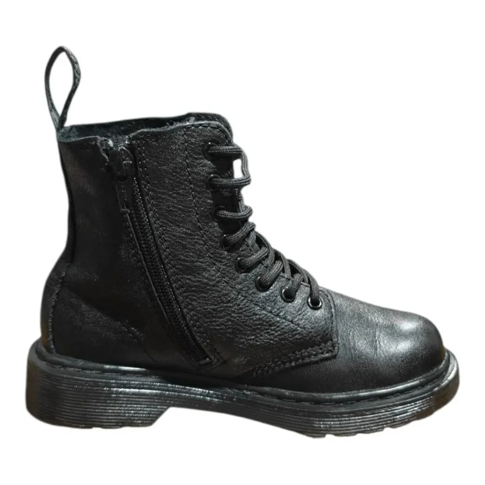 DR. MARTENS 1460 Pascal Junior Leather Combat Boot Size 1